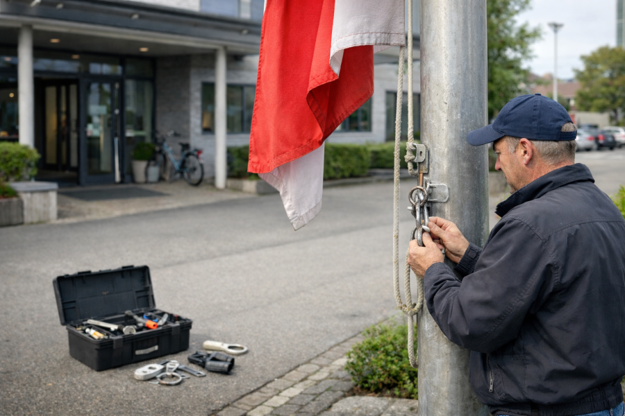Wann Fahnenzubehör ersetzt werden sollte